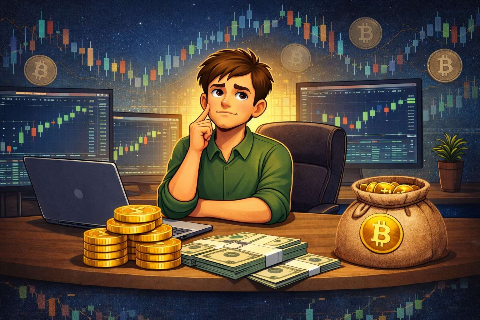 How much should you risk per crypto trade?