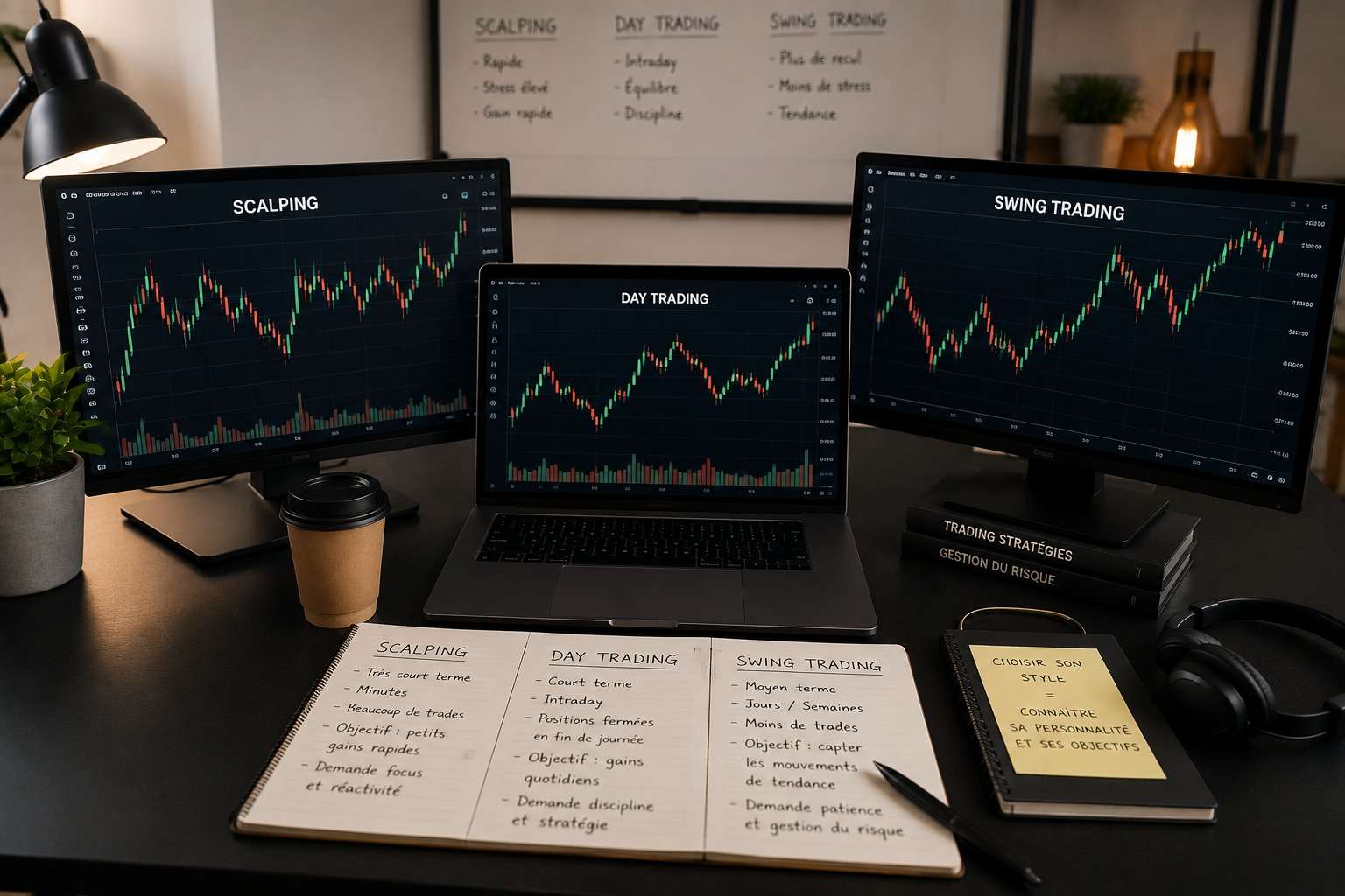 Scalping, day trading, swing trading quel style choisir