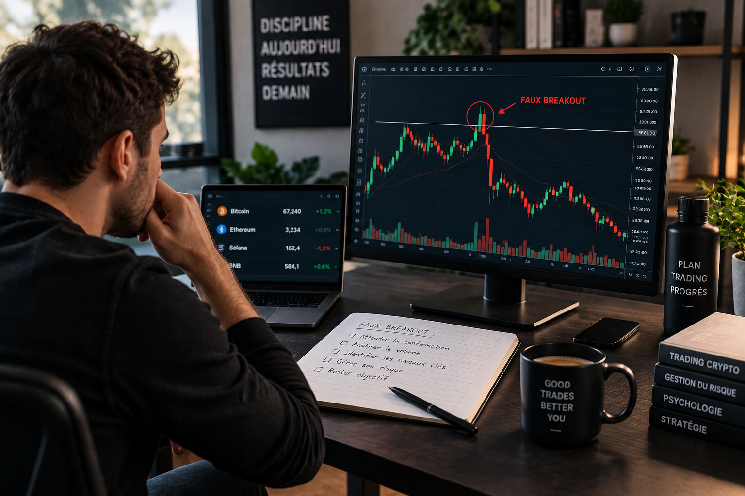 faux breakout en trading crypto