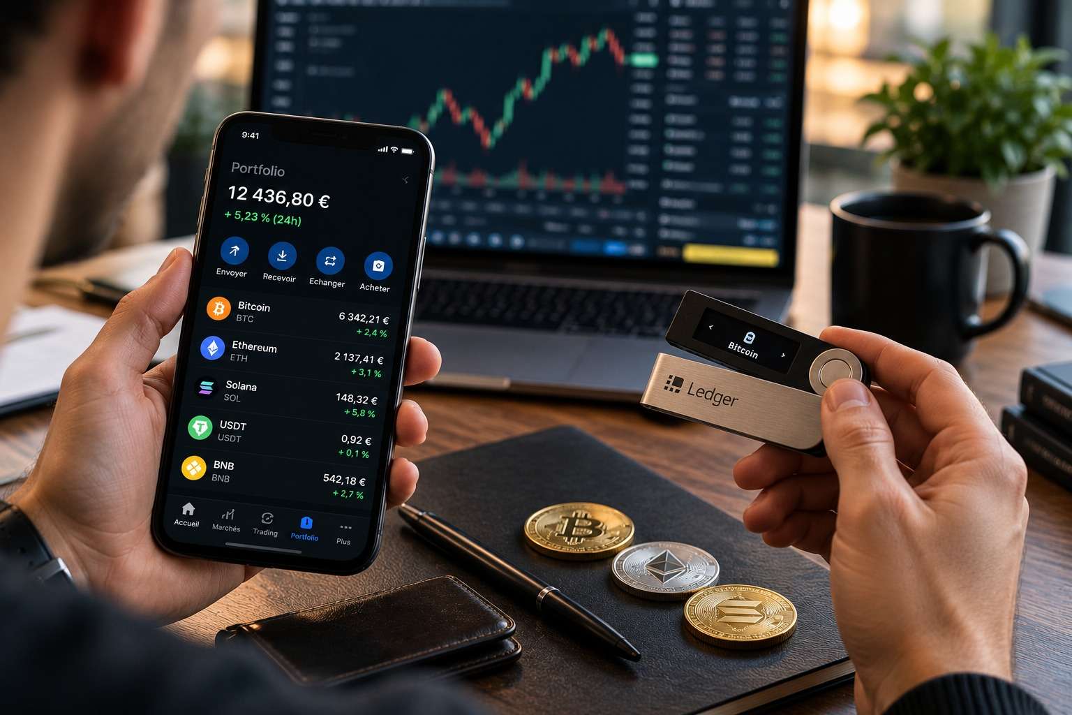 Hot wallet ou cold wallet