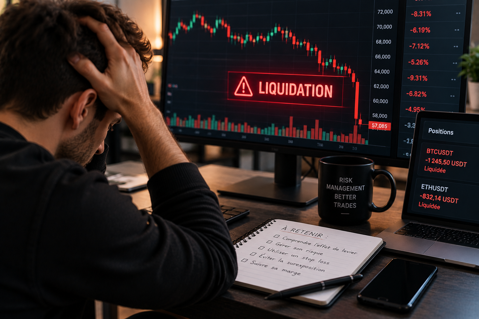 Liquidation en crypto